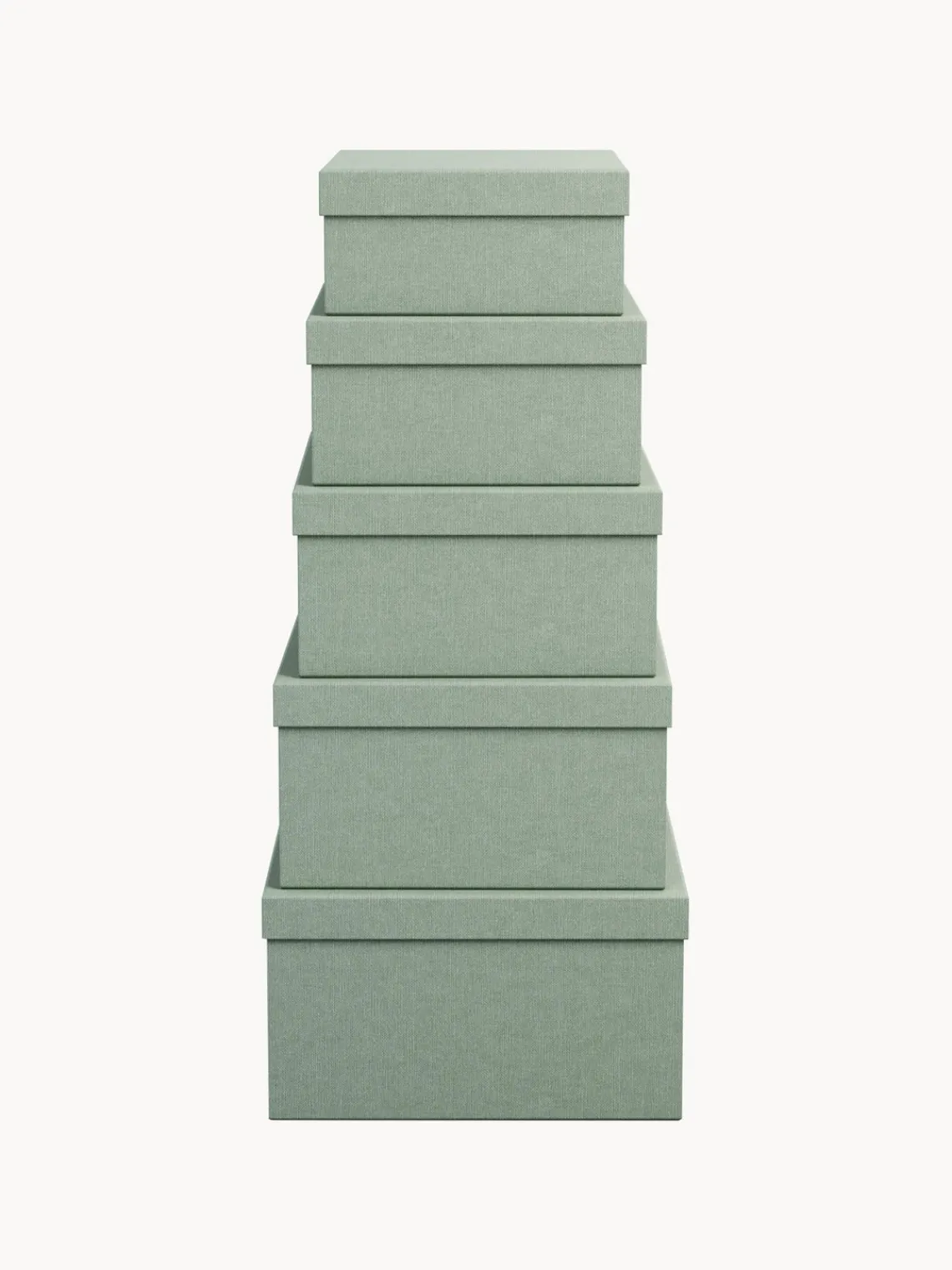 Fashion Bigso Box of Sweden Boîtes de rangement Joel, 5 élém. Vert sauge