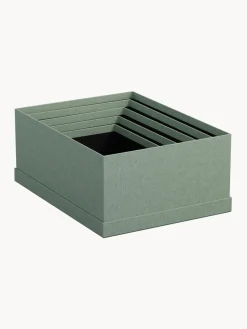 Fashion Bigso Box of Sweden Boîtes de rangement Joel, 5 élém. Vert sauge