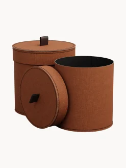 Clearance Bigso Box of Sweden Boîtes de rangement Leonore, 2 élém. Rouge rouille