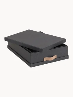 Discount Bigso Box of Sweden Boîtes de rangement Rasmus, 2 élém. Anthracite