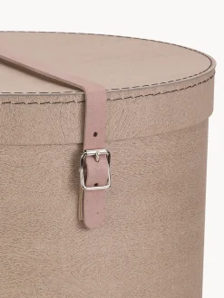 Hot Bigso Box of Sweden Boîtes de rangement rondes Rut, 2 élém. Beige