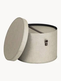 Hot Bigso Box of Sweden Boîtes de rangement rondes Rut, 2 élém. Beige clair