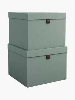 Outlet Bigso Box of Sweden Boîtes de rangement Tristan, 2 élém. Vert sauge
