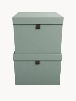 Outlet Bigso Box of Sweden Boîtes de rangement Tristan, 2 élém. Vert sauge