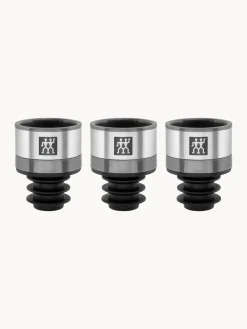 Best ZWILLING Bouchons de vin sous vide en acier inoxydable Fresh & Save, 3 pièces