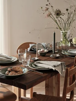 Best Broste Copenhagen Bougeoir avec plateau Mie Argenté, satiné