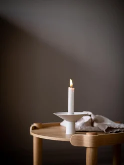 Clearance Cooee Design Bougeoir avec surface mate Uma Blanc cassé