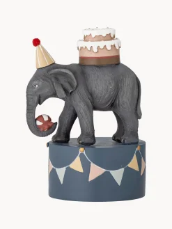 Online Bloomingville Mini Bougeoir en forme d'éléphant Flor Gris foncé, gris-bleu