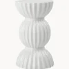 Fashion Lyngby Porcelaen Bougeoir en porcelaine avec surface striée Tura