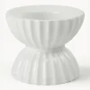 Online Lyngby Porcelaen Bougeoir en porcelaine avec surface striée Tura