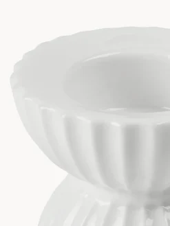 Online Lyngby Porcelaen Bougeoir en porcelaine avec surface striée Tura