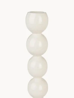 New Zuiver Bougeoir en porcelaine Bubble Blanc cassé