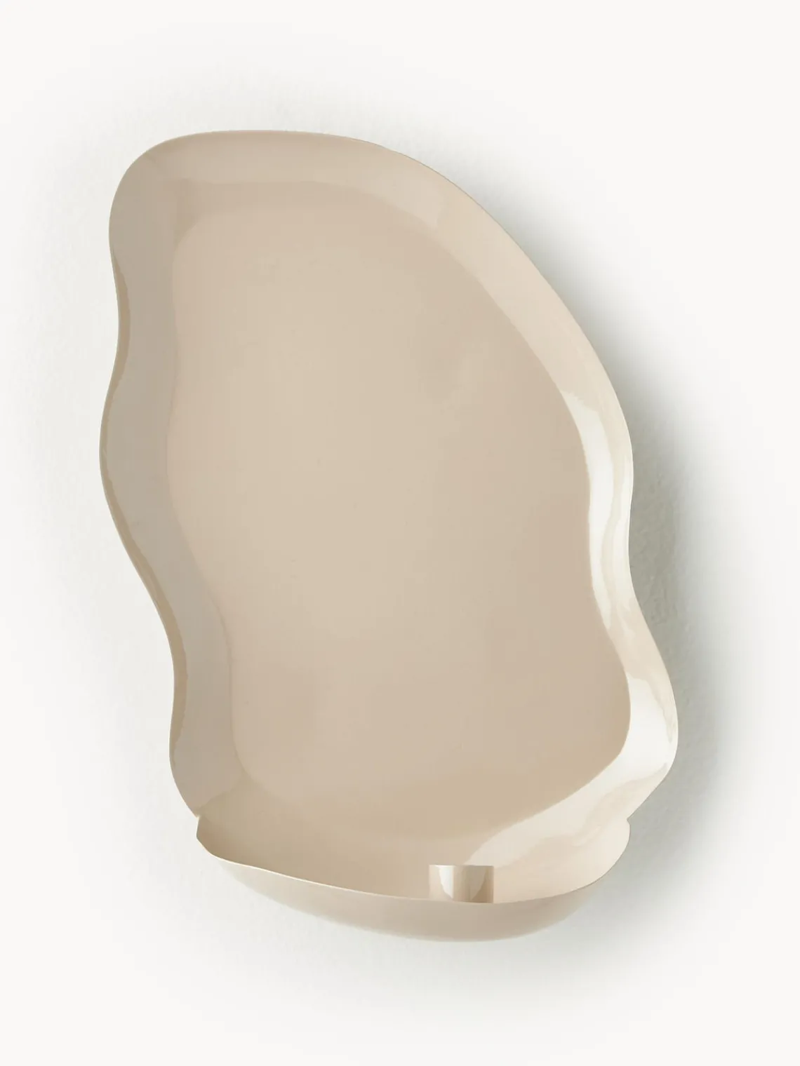 New Broste Copenhagen Bougeoir mural Mie Beige clair, haute brillance