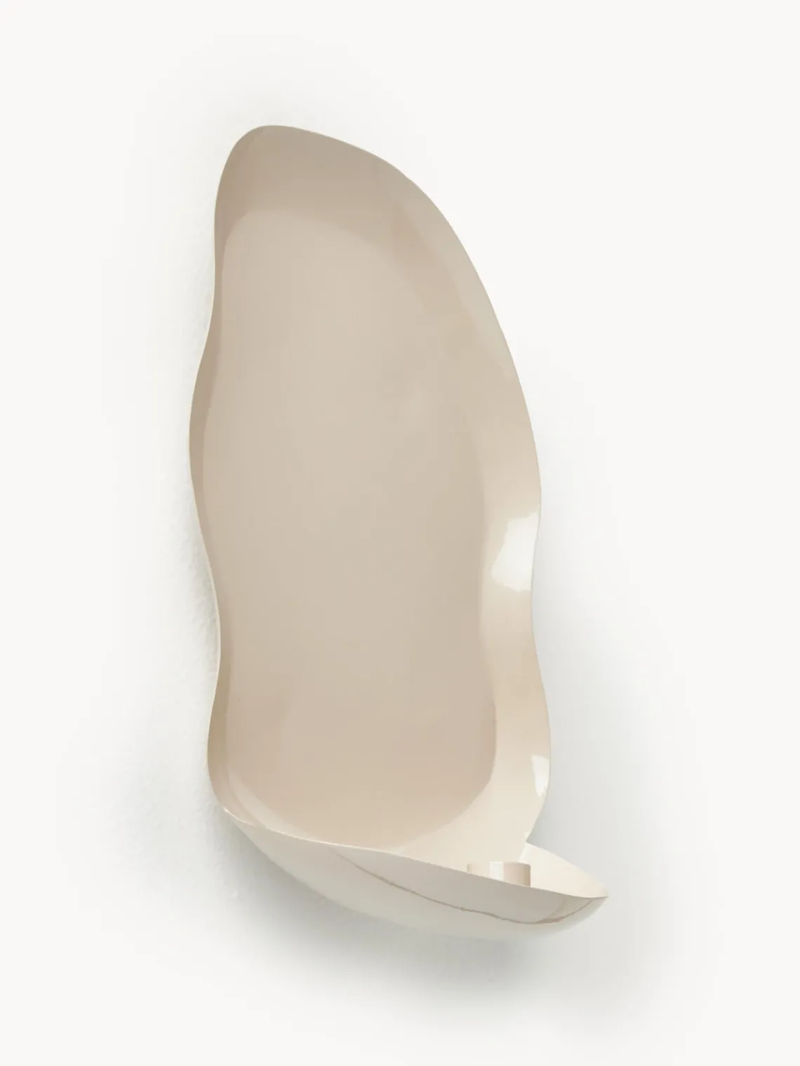 New Broste Copenhagen Bougeoir mural Mie Beige clair, haute brillance