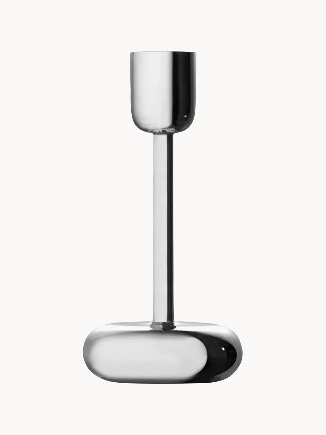 Sale iittala Bougeoir Nappula, haut. 18 cm Argenté