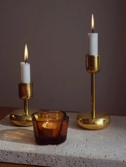 Sale iittala Bougeoir Nappula, haut. 18 cm Laiton