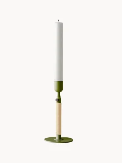 Outlet Audo Copenhagen Bougeoir réglable en hauteur Duca Vert olive, beige clair