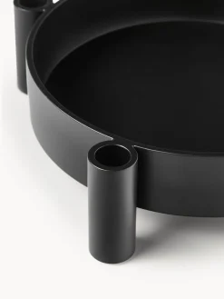 Outlet Broste Copenhagen Bougeoir Silke Noir, mat