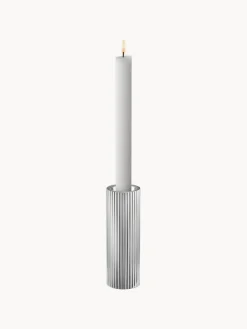 New GEORG JENSEN Bougeoir strié Bernadotte, haut. 14 cm
