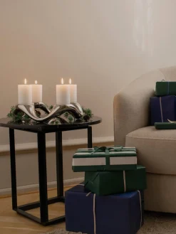 New GEORG JENSEN Bougeoirs à réchaud en acier inoxydable de forme organique Cobra