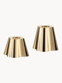 Discount iittala Bougeoirs en laiton Aalto, 2 élém.