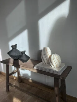 Clearance Noma Studio Bougie artisanale design Florence, haut. 9 cm