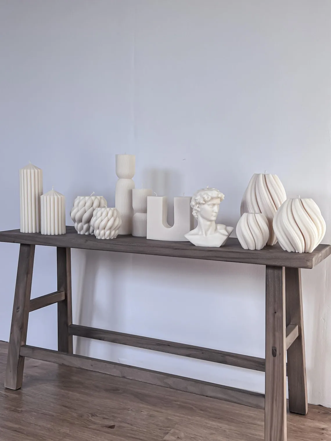 Sale Noma Studio Bougie artisanale design Florence, haut. 19 cm