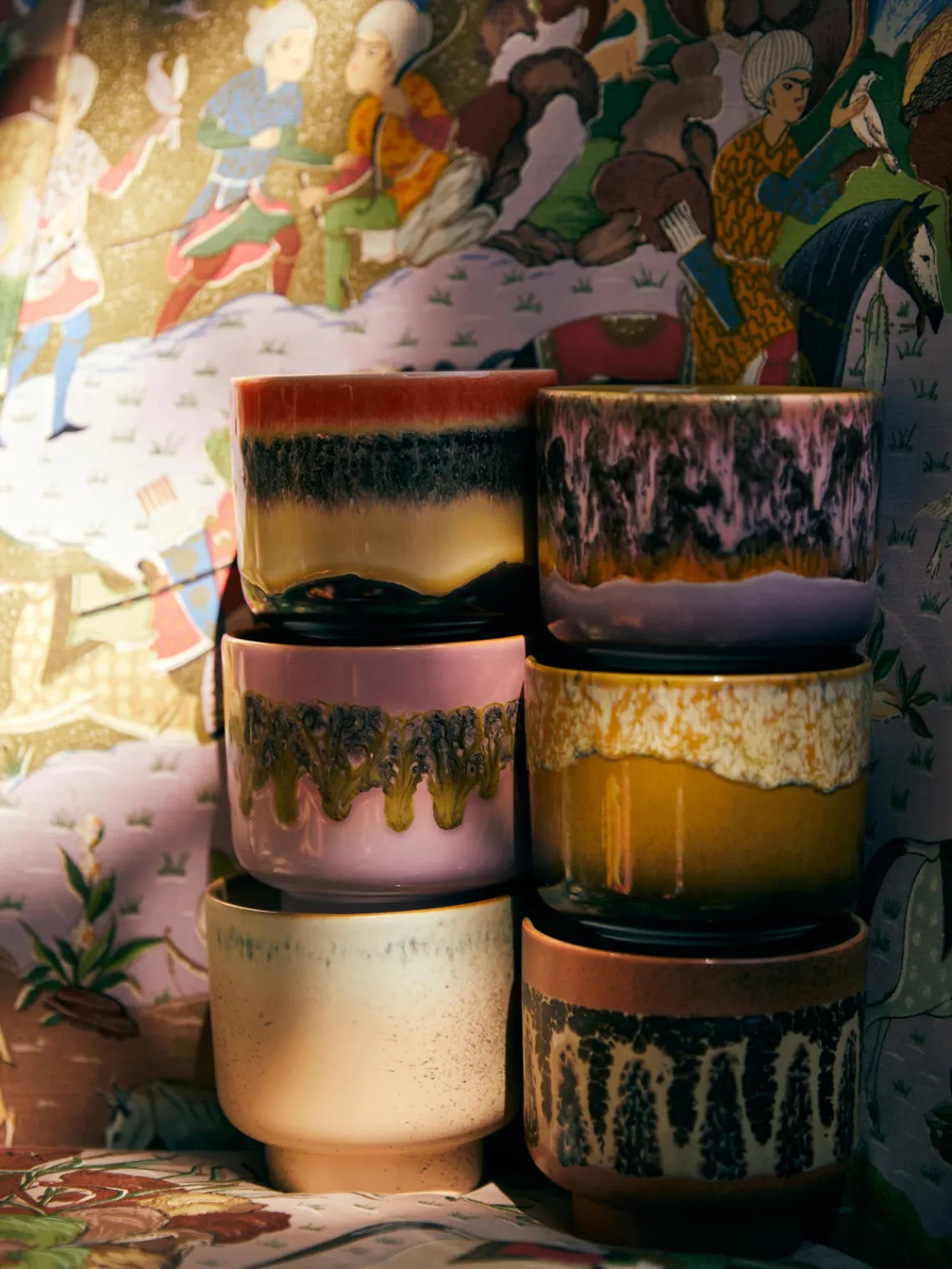 Discount HKLIVING Bougie parfumée artisanale à deux mèches 70's Menthe poivrée & muguet