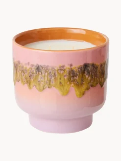 Online HKLIVING Bougie parfumée artisanale à deux mèches 70's (rose & vanille) Rose et vanille