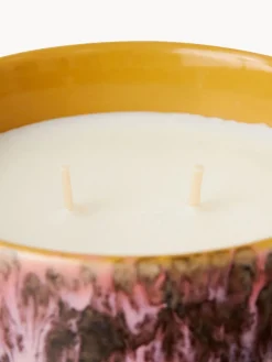 Clearance HKLIVING Bougie parfumée artisanale à deux mèches 70's Sauge & pétales de rose