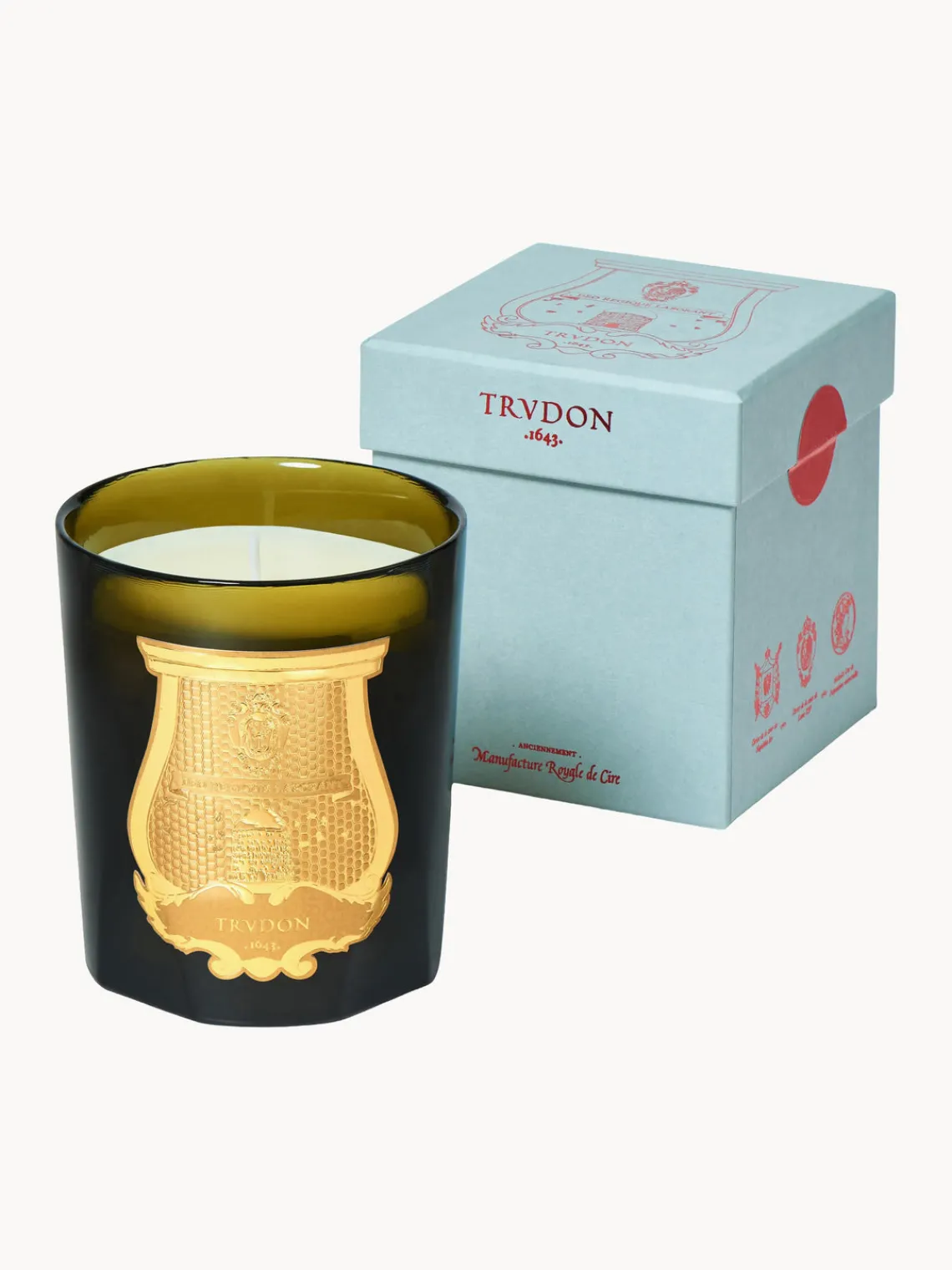 Best Trudon Bougie parfumée artisanale Ernesto Clou de girofle, labdanum, bois de chêne, patchouli
