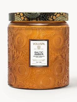 Fashion Voluspa Bougie parfumée artisanale à deux mèches Japonica Collection Résine ambre, bois de santal, cèdre & orchidée vanille