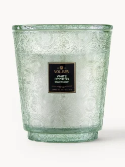 Fashion Voluspa Bougie parfumée artisanale à cinq mèches Japonica Collection (cyprès, baies de genièvre, feuilles de menthe & bois) Cyprès blanc, baies de genièvre, feuilles de menthe & bois
