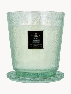 Fashion Voluspa Bougie parfumée artisanale à cinq mèches Japonica Collection (cyprès, baies de genièvre, feuilles de menthe & bois) Cyprès blanc, baies de genièvre, feuilles de menthe & bois