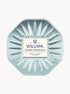 Outlet Voluspa Bougie parfumée artisanale à trois mèches Bougie Parfumee (bois flotté de Californie & sel marin) Bois flotté de Californie & sel de mer