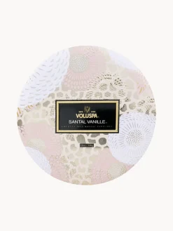 Sale Voluspa Bougie parfumée artisanale à trois mèches Japonica Collection (santal, vanille Bourbon & oud) Santal, vanille française Bourbon & Oud