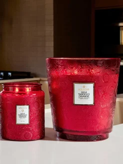 New Voluspa Bougie parfumée artisanale à cinq mèches Japonica Collection Baie de goji, mangue & orange tarocco