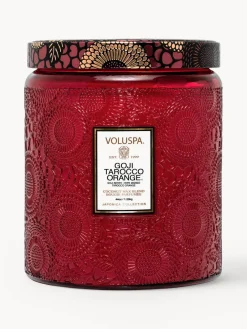 Discount Voluspa Bougie parfumée artisanale à deux mèches Japonica Collection Baie de goji, mangue & orange tarocco