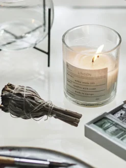 New Broste Copenhagen Bougie parfumée Linden Fleurs de tilleul