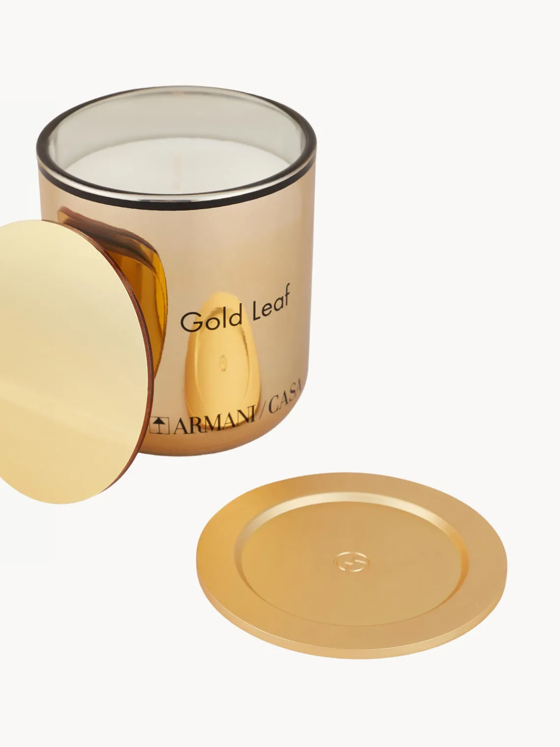 Outlet Armani Casa Bougie parfumée Pegaso Gold Leaf Gingembre, cardamome et rose poivre