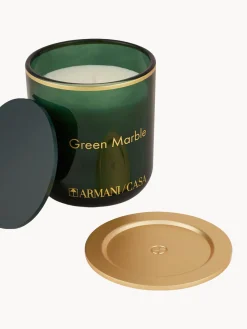 Fashion Armani Casa Bougie parfumée Pegaso Green Marble Jasmin, néroli et musc blanc