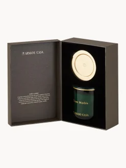 Fashion Armani Casa Bougie parfumée Pegaso Green Marble Jasmin, néroli et musc blanc