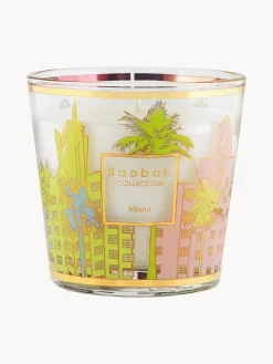 Discount Baobab Bougie parfumée soufflée bouche My First Miami (fleur de sel, pin maritime & cyprès) Salicorne, pin maritime & cyprès