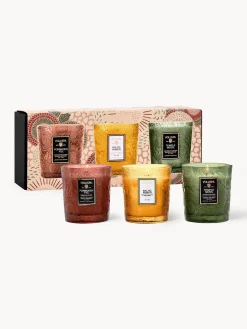 Sale Voluspa Bougies parfumées artisanales Fragrant Foliage Demi, 3 élém. Différents parfums
