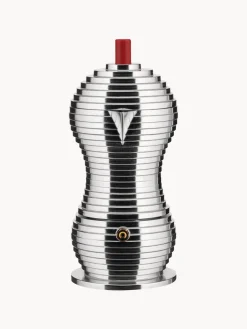 New ALESSI Bouilloire à espresso Pulcina Argenté, haute brillance, rouge