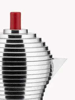 New ALESSI Bouilloire à espresso Pulcina Argenté, haute brillance, rouge