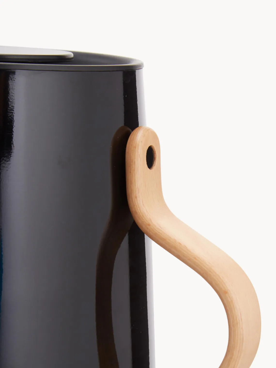 Fashion stelton Bouilloire Emma, 1,2 L Noir, haute brillance