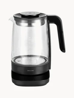 Discount ZWILLING Bouilloire en verre avec infuseur Enfinigy, 1,7 L Noir, mat