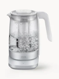 Online ZWILLING Bouilloire en verre avec infuseur Enfinigy, 1,7 L Blanc, argenté