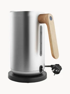 New Eva Solo Bouilloire Nordic Kitchen, 1,5 L Argenté, bois de chêne, noir